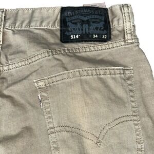 Levi's 514 White Tab Mens Side 34x32, Sandy‎ Color